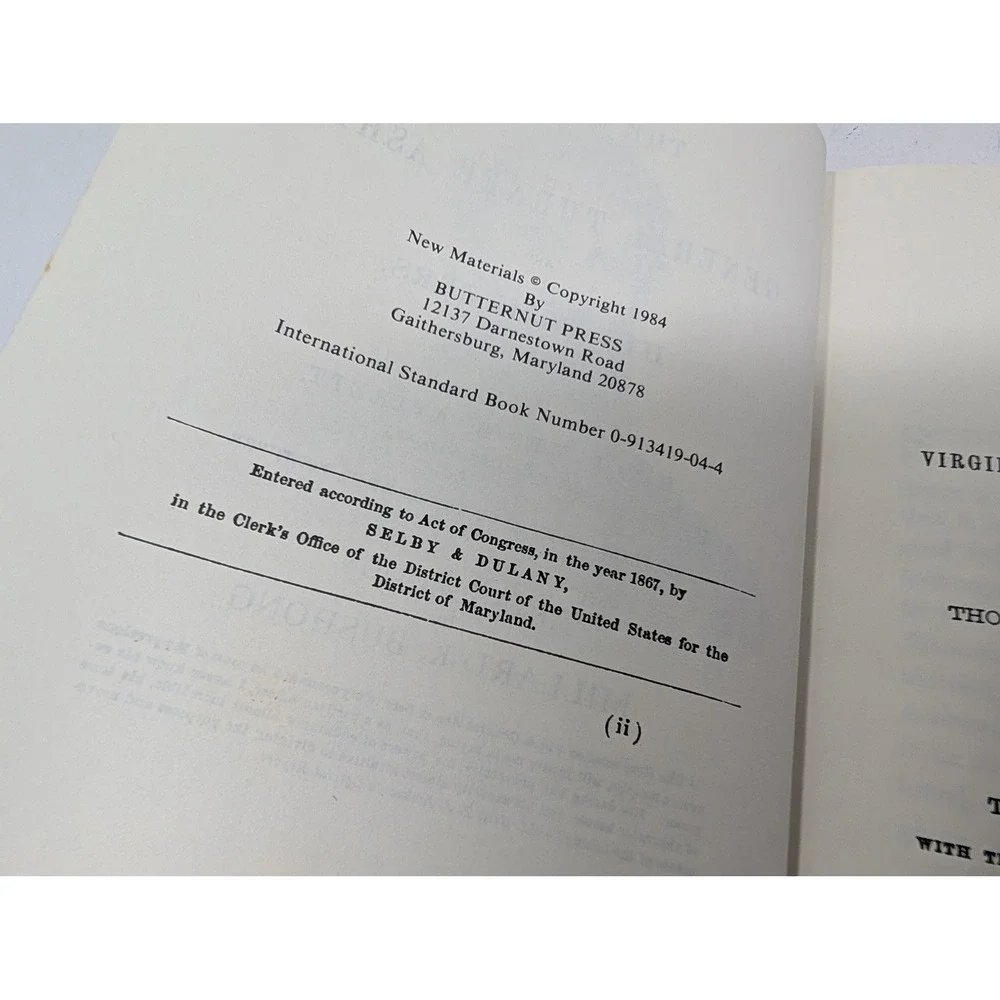 Memoirs General Turner Ashby And His Compeers Avirett 1984 Civil War